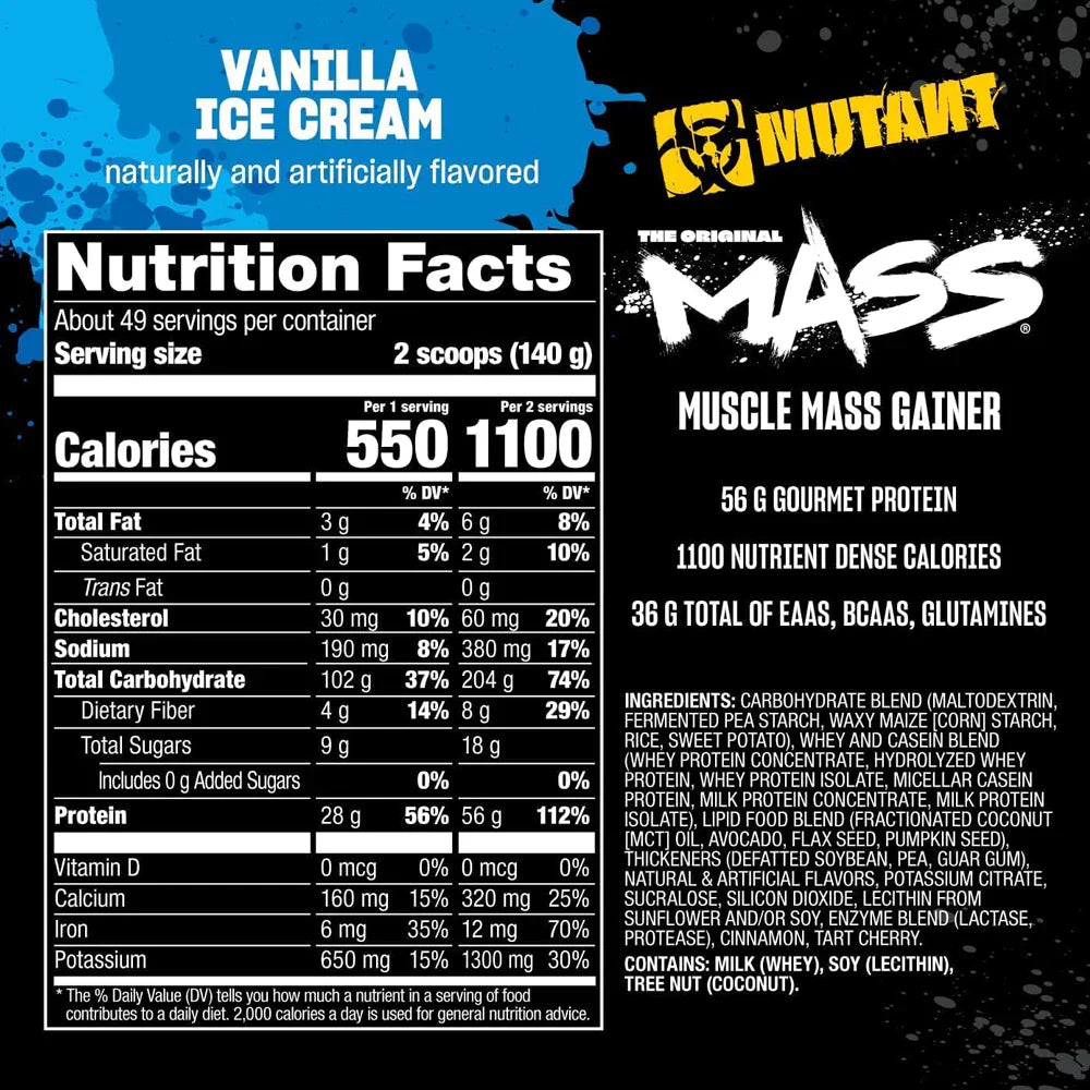 Mutant Mass Gainer 15Lb