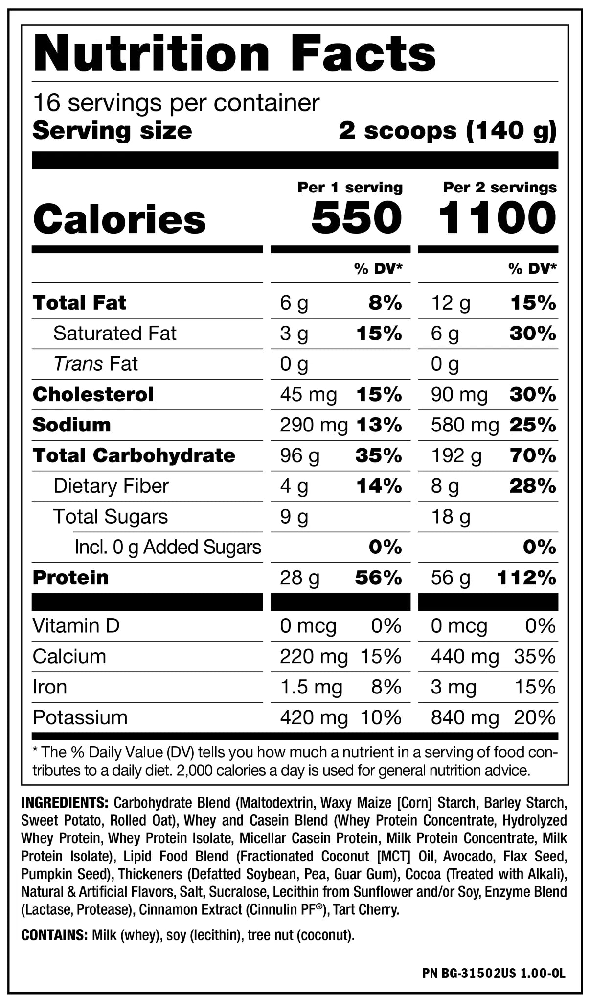 Mutant Mass 5Lb | Sky Nutrition