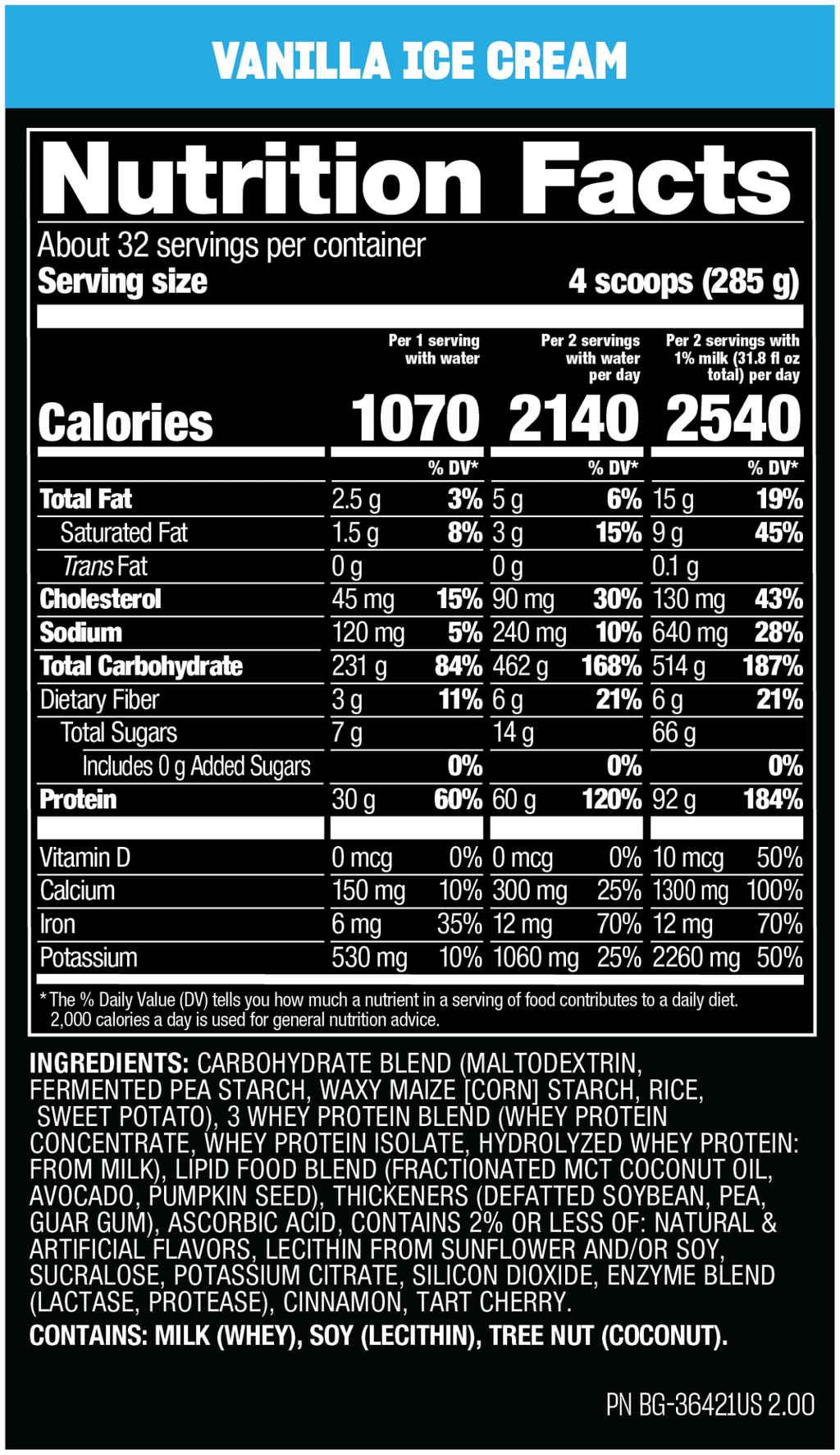 Mutant Mass Extreme 2500 | Sky Nutrition