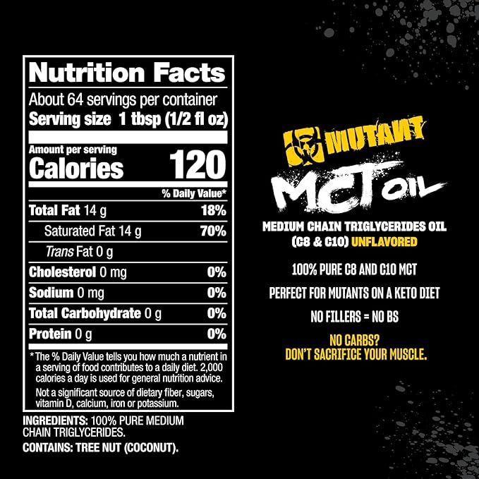 Mutant MCT Oil 946ml | Sky Nutrition