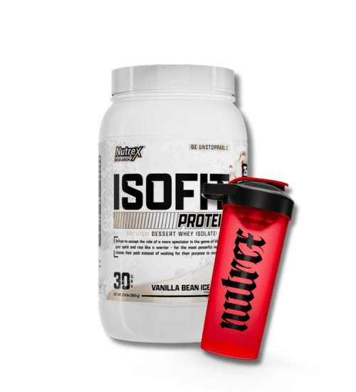Nutrex IsoFit 100% Whey Isolate Protein + FREE Shaker | Sky Nutrition