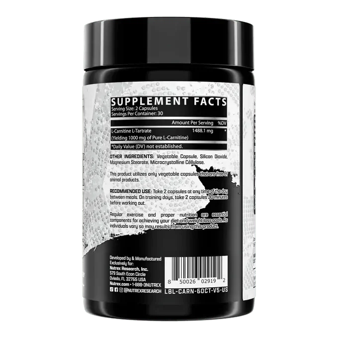 Nutrex L - Carnitine 1000 | Sky Nutrition