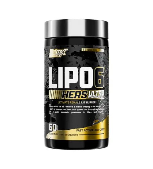 Nutrex Lipo - 6 Black Hers Ultra 60 Caps | Sky Nutrition