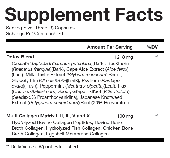 Obvi Collagen Detox 30 Day | Sky Nutrition