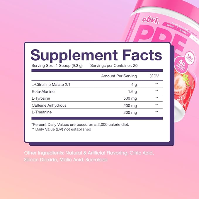 Obvi Pre Workout For Woman | Sky Nutrition