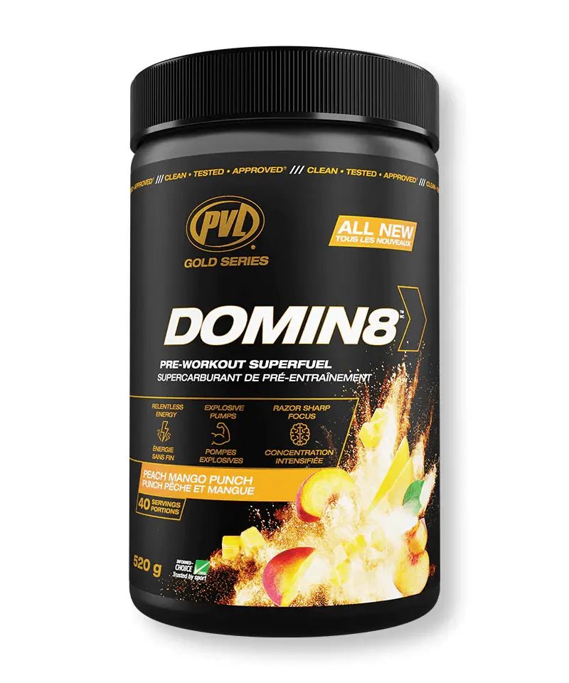 PVL Domin8 Pre Workout Superfuel | Sky Nutrition