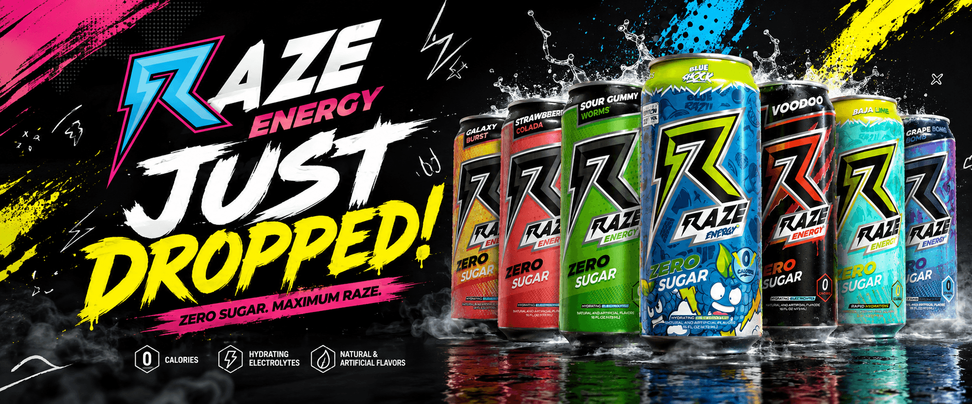 Raze Energy Cans