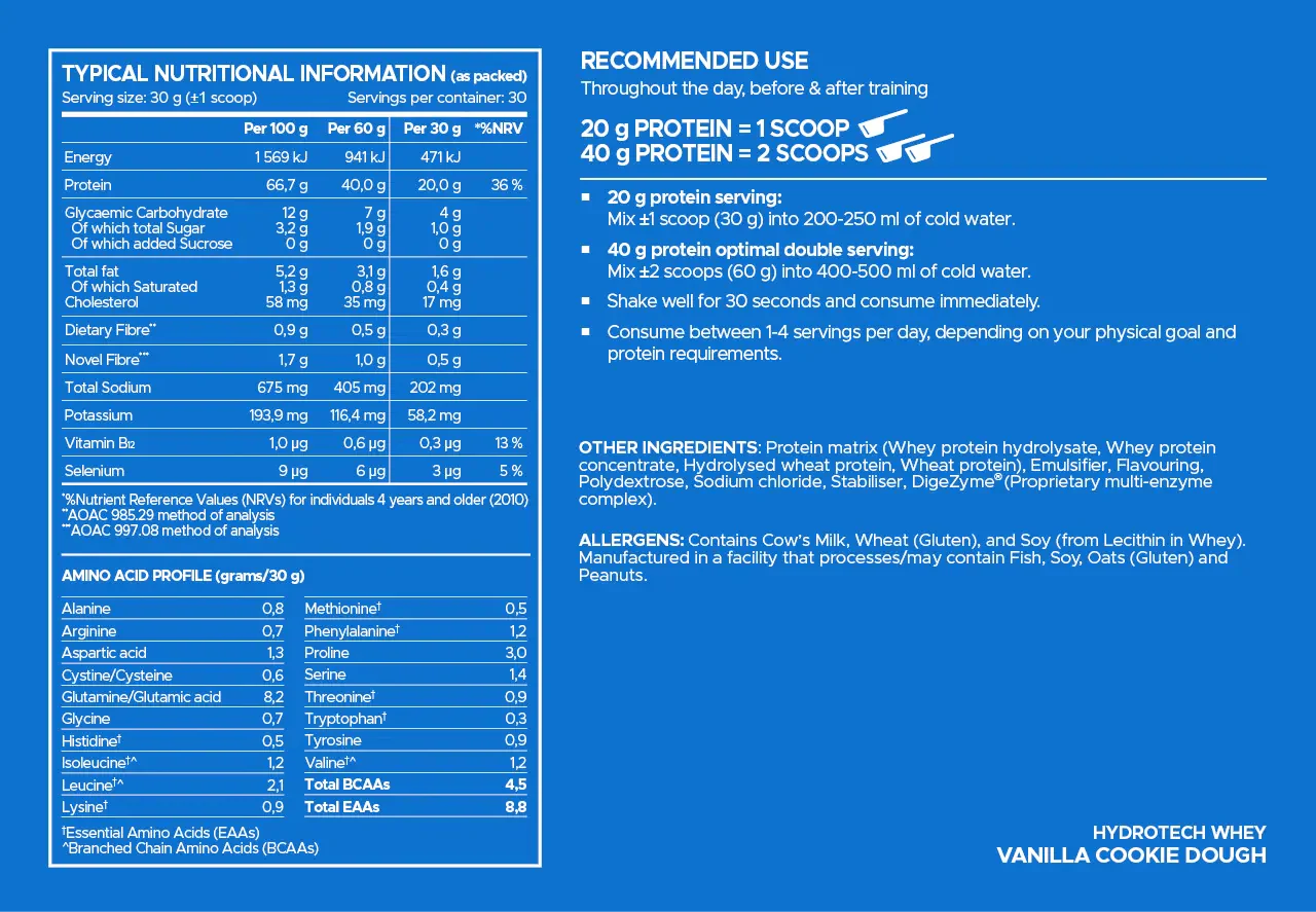 USN Hydrotech Whey Protein | Sky Nutrition
