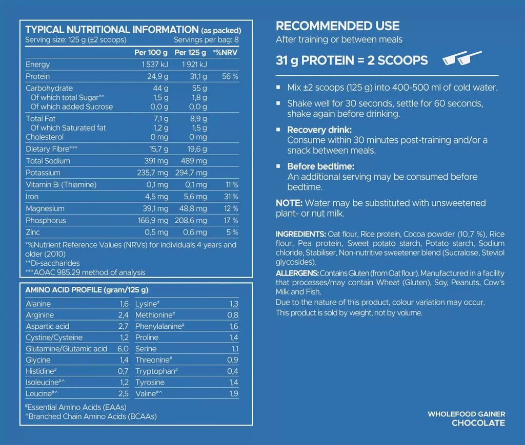 USN Wholefood Gainer | Sky Nutrition