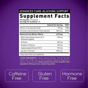 BioGenetic Laboratories Carb Blocker x7 Cheat Pill - TopDog Nutrition