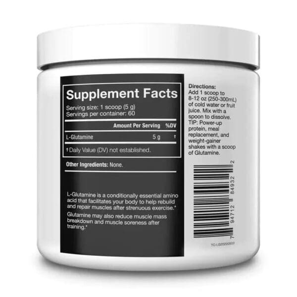 JNX Sports The Curse! Glutamine - TopDog Nutrition