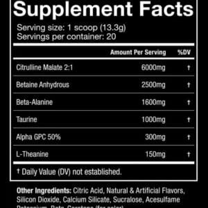 JNX Sports The Curse! Non Stim Pumps + Skull Shaker Sky Nutrition