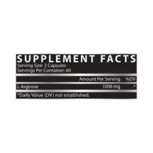 Nutrex L Arginine 1000 Sky Nutrition